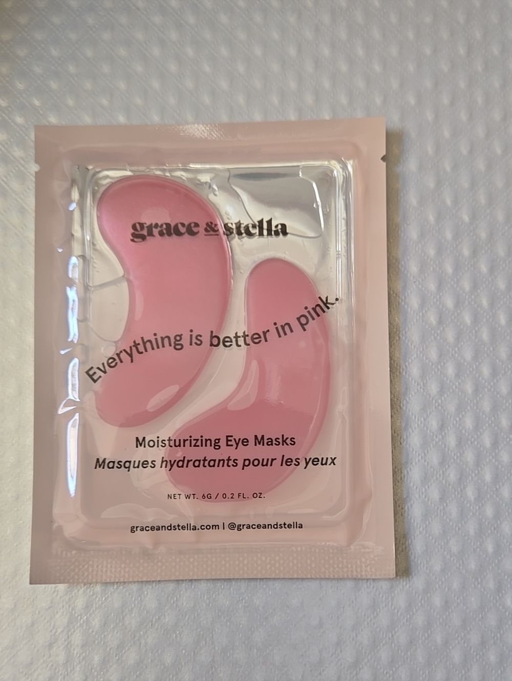 Grace & Stella Eye Beauty Masks 1 Pair Eye Mask Gift Pink Y2k